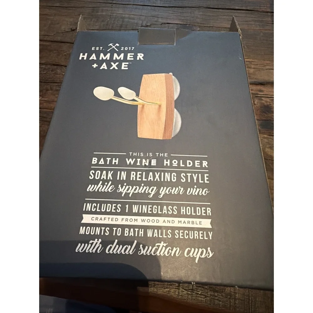 Hammer + Axe Bath Wine Holder